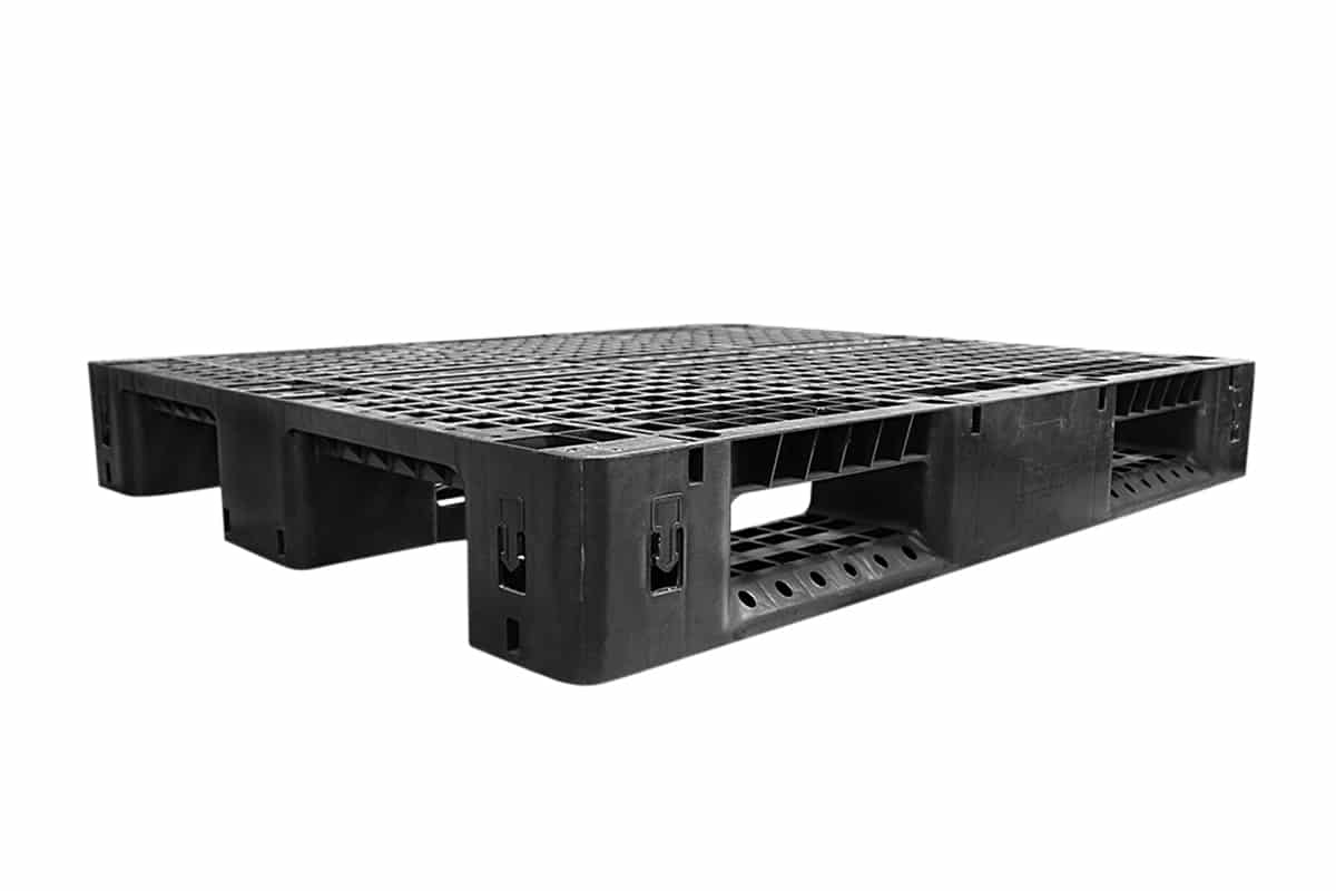 Phs Used 27 Lbs Stackable 48X40X6 Plastic Pallet Side